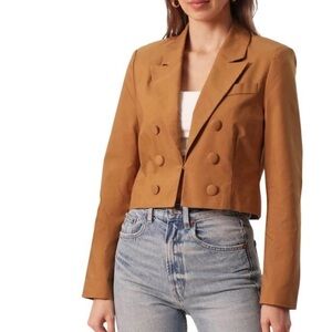 7 For All Mankind Tan Blazer